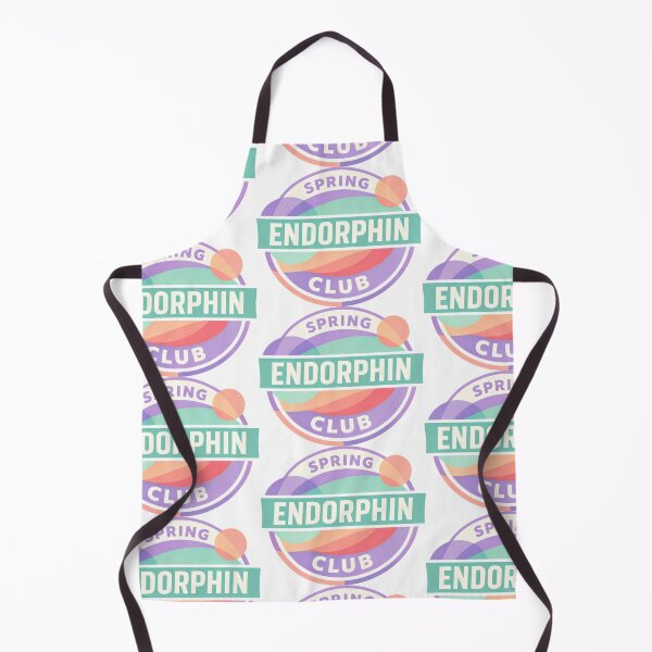 Item preview, Spring Endorphins Retro Badge Positive Vibes designed and sold by SplashTastic.