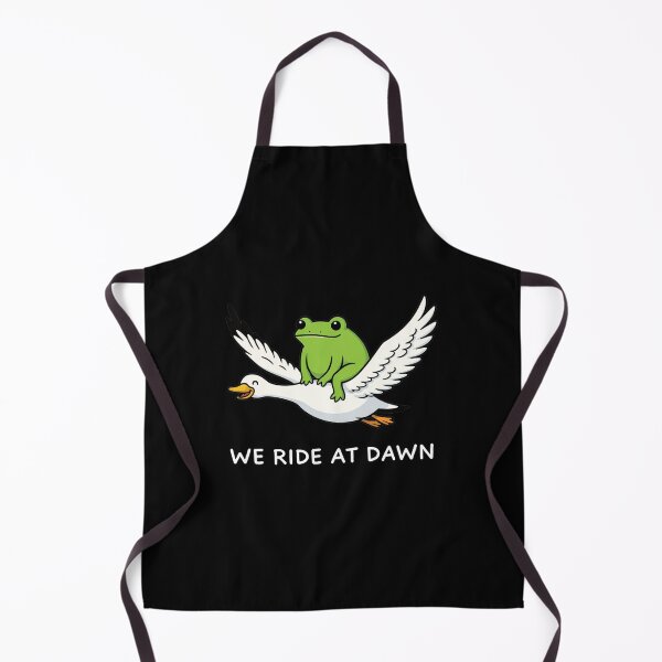 Item preview, We Ride at Dawn Funny Frog and Goose 1717 Chaotic Animal Whimsical Gamer 2 designed and sold by Kovav.
