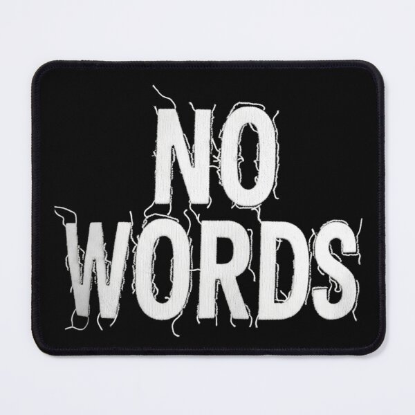 Item preview, No words designed and sold by Radhestore.