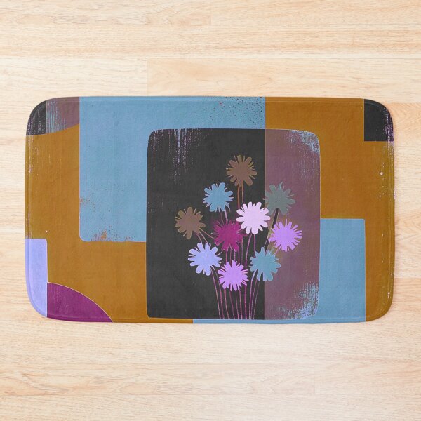 Item preview, Retro Floral Geometric Art – Mid Century Modern Botanical Design designed and sold by joycrysstudio.