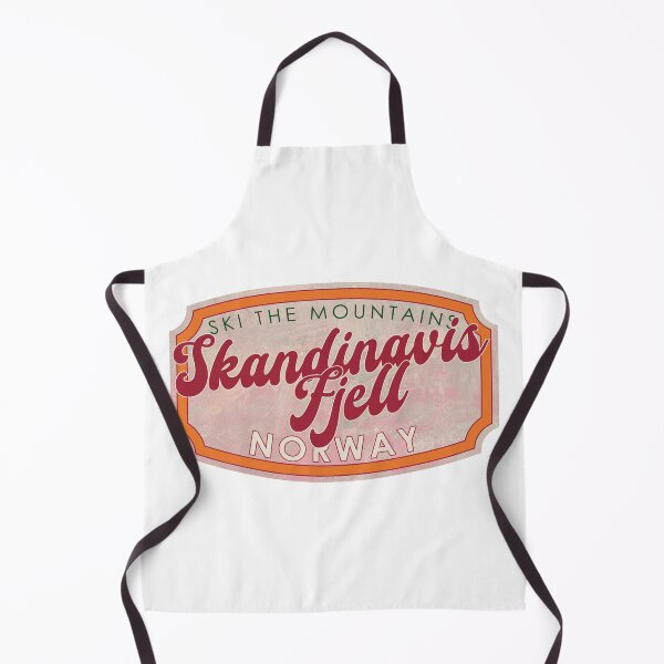 Item preview, Skandinaviske Fjell, Norway, Ski, textured skiing badge designed and sold by Wanderful-roads.