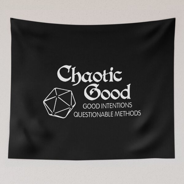 Item preview, Chaotic Good Questionable Methods Quote designed and sold by nctdhlkseos50.