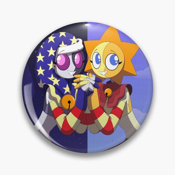 Item preview, Cute Moondrop and Sundrop Holding Hands Together designed and sold by ChaoticArtandDesign.