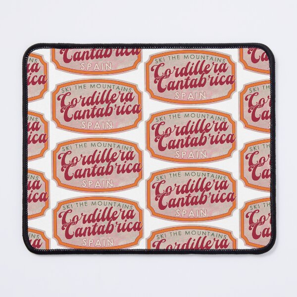 Item preview, Cordillera Cantábrica, Spain, Ski, textured skiing badge designed and sold by Wanderful-roads.