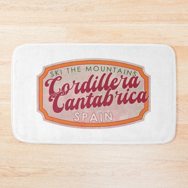Item preview, Cordillera Cantábrica, Spain, Ski, textured skiing badge designed and sold by Wanderful-roads.