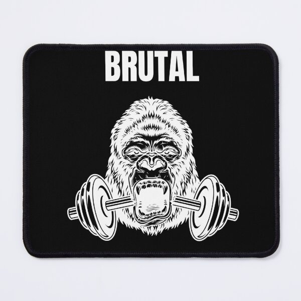 Item preview, Muscular Bearded Ape - Gym Strength Aesthetic designed and sold by poomfitshirt.