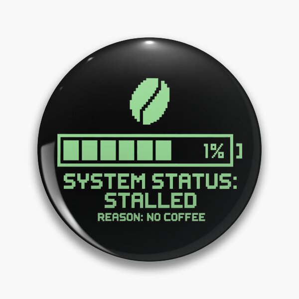 Item preview, System Stalled Coffee Lover Retro Computer designed and sold by SplashTastic.