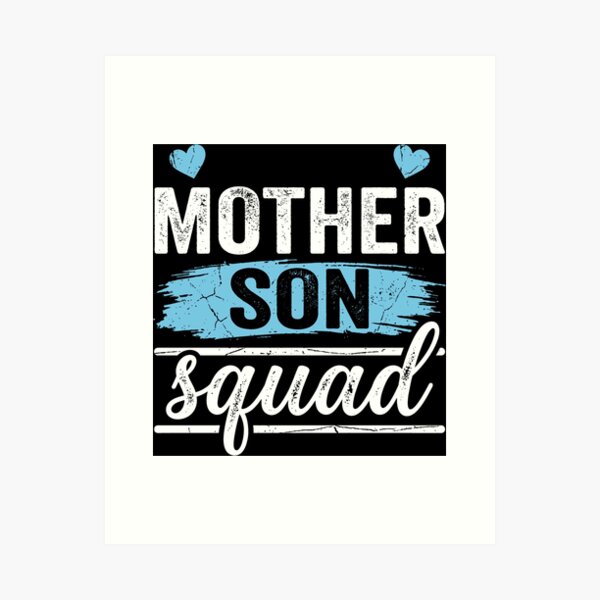 Item preview, Mother Son Squad Gifts from Son Mothers Day mom Mama designed and sold by OlakunleOloroz.