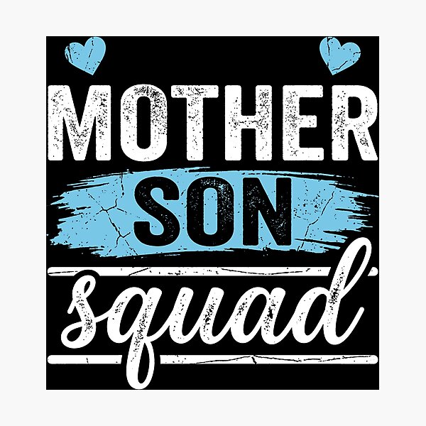 Item preview, Mother Son Squad Gifts from Son Mothers Day mom Mama designed and sold by OlakunleOloroz.