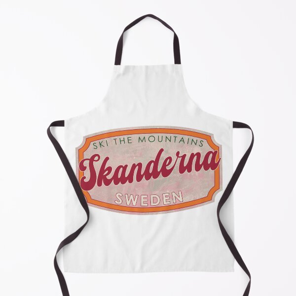 Item preview, Skanderna, Sweden, Ski, textured skiing badge designed and sold by Wanderful-roads.