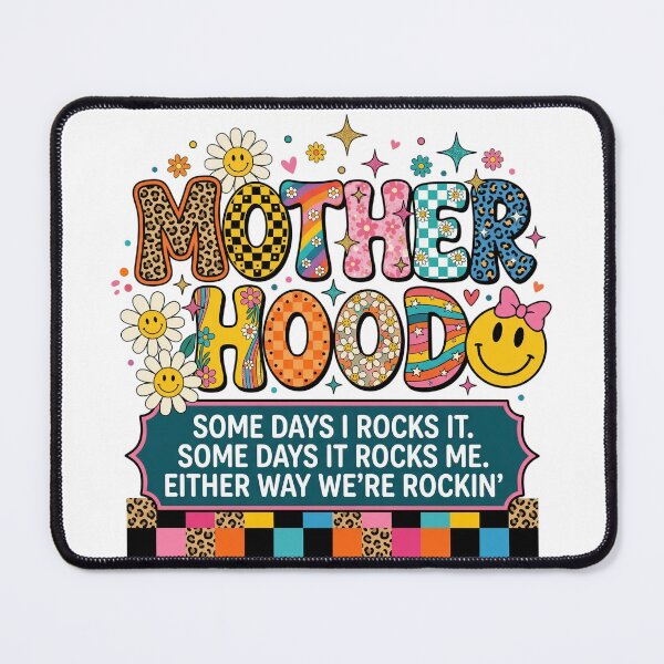 Item preview, Motherhood Some Days I Rock It Some Days It Rocks Me Women designed and sold by OlakunleOloroz.