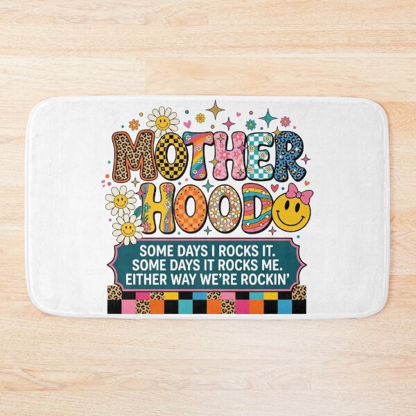 Item preview, Motherhood Some Days I Rock It Some Days It Rocks Me Women designed and sold by OlakunleOloroz.