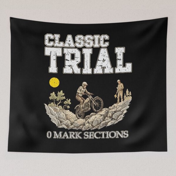 Item preview, Classic Trial 0 Mark Sections Observed Trials Vintage Rider  Classic Trials Bike Section Observer Motorcycle Motorsport designed and sold by Jt41.