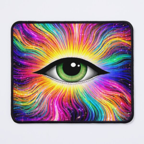 Item preview, Trippy Psychedelic Eye Rainbow Cosmic Aesthetic Design designed and sold by Daily Spark Designs.