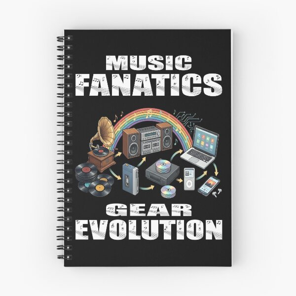 Item preview, Music Fanatics Gear Evolution Vinyl to Streaming Music History Music Technology Evolution Music History Gear Nerd Hifi designed and sold by Jt41.