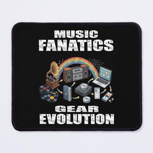 Item preview, Music Fanatics Gear Evolution Vinyl to Streaming Music History Music Technology Evolution Music History Gear Nerd Hifi designed and sold by Jt41.