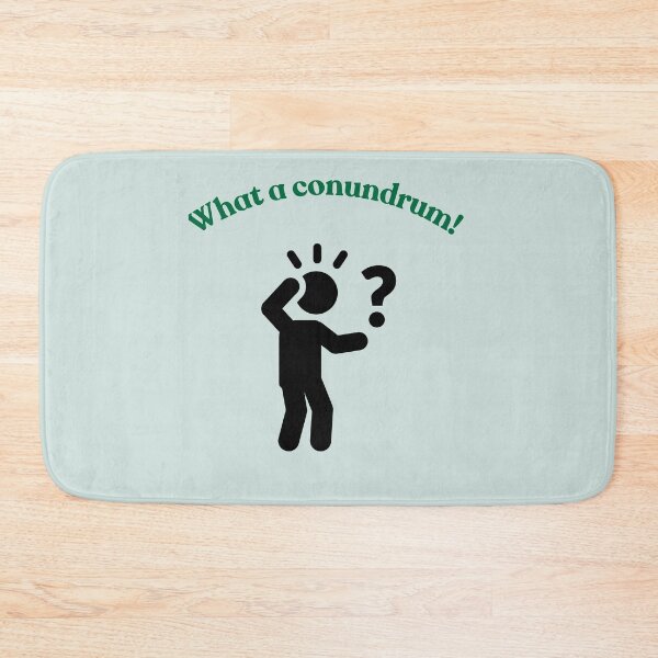 Item preview, What a conundrum! designed and sold by NJcreations22.