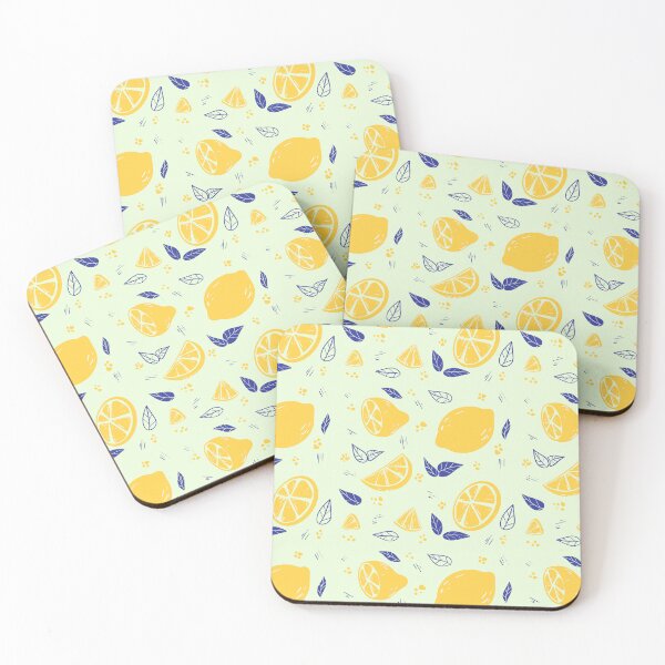 Item preview, lemon and leaves pattern designed and sold by Smuchie.