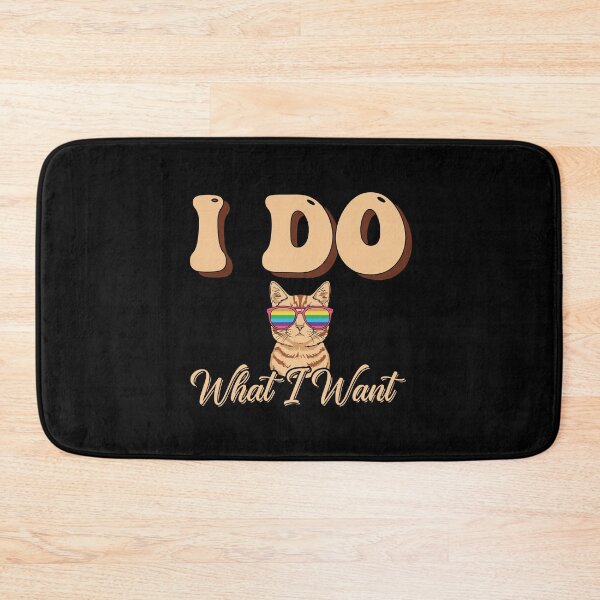 Item preview, I Do What I Want Colorful Sunglasses Feline designed and sold by PopStars1993.