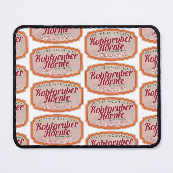 Item preview, Kohlgruber Hörnle, Germany, Bayerische Alpen, Ski, textured skiing badge designed and sold by Wanderful-roads.