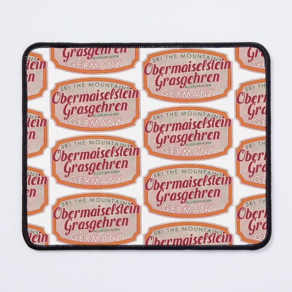 Item preview, Obermaiselstein/Grasgehren, Germany, Allgäuer Alpen, Ski, textured skiing badge designed and sold by Wanderful-roads.