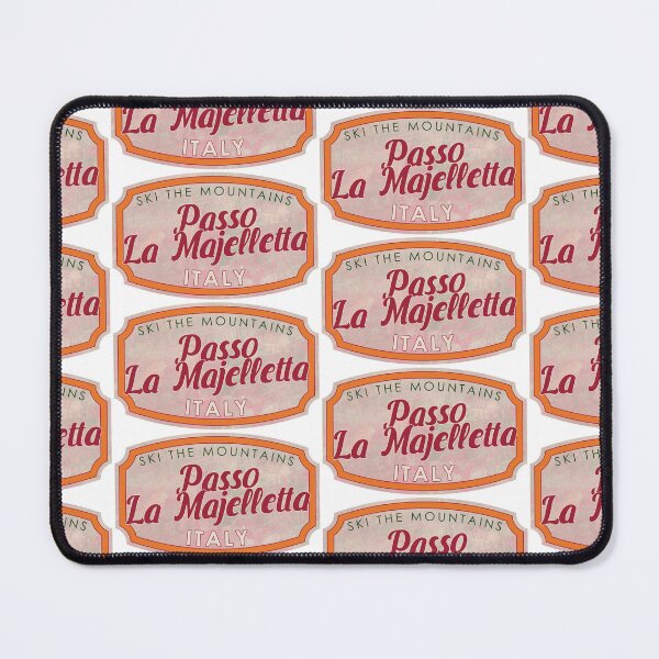 Item preview, Passo Lanciano-La Majelletta, Italy, Ski, textured skiing badge designed and sold by Wanderful-roads.