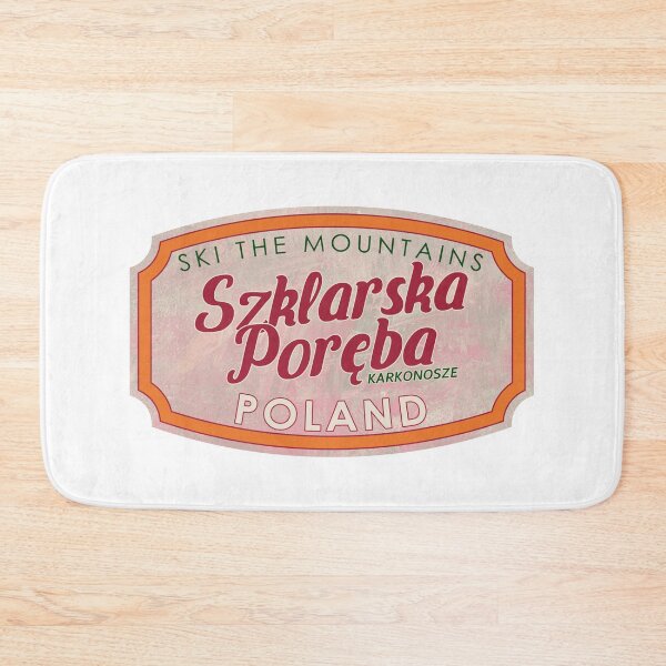 Item preview, Szklarska Poręba, Poland, Karkonosze, Ski, textured skiing badge designed and sold by Wanderful-roads.