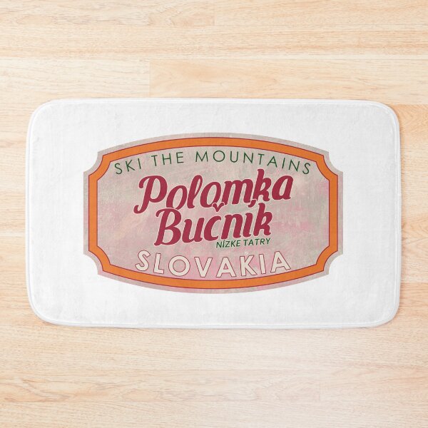 Item preview, Polomka - Bučník, Slovakia, Nízke Tatry, Ski, textured skiing badge designed and sold by Wanderful-roads.
