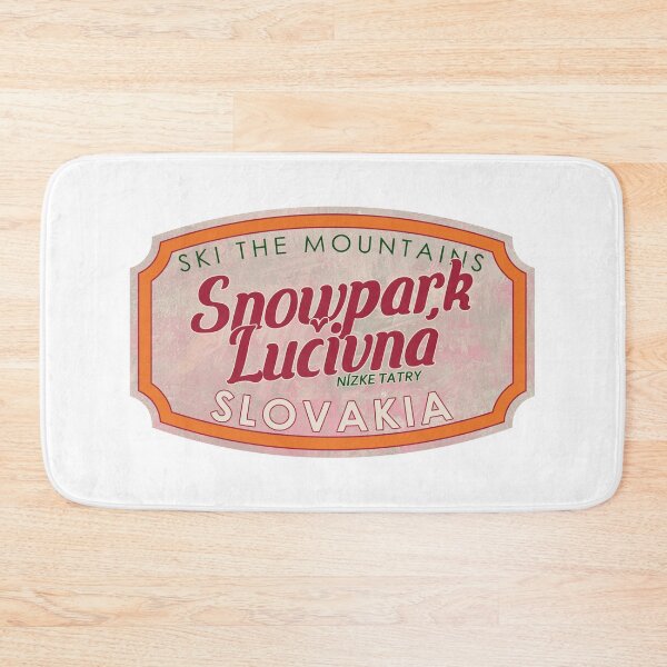 Item preview, Snowpark Lučivná, Slovakia, Nízke Tatry, Ski, textured skiing badge designed and sold by Wanderful-roads.