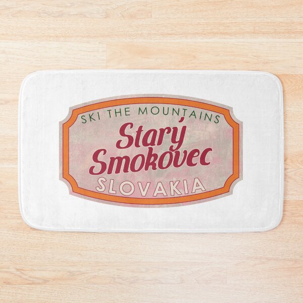 Item preview, Starý Smokovec, Slovakia, Ski, textured skiing badge designed and sold by Wanderful-roads.