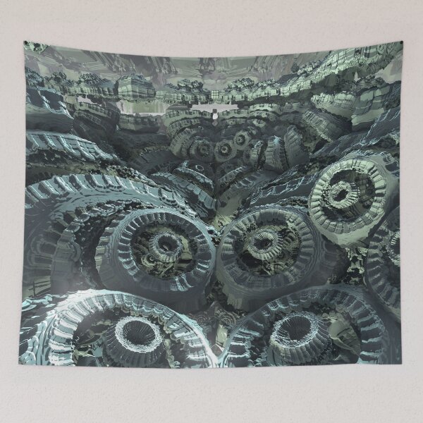 Item preview, Consciousness Fossils - Fractal Landscapes designed and sold by sbartinspace.