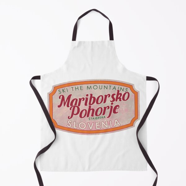 Item preview, Mariborsko Pohorje, Slovenia, Štajerska, Ski, textured skiing badge designed and sold by Wanderful-roads.