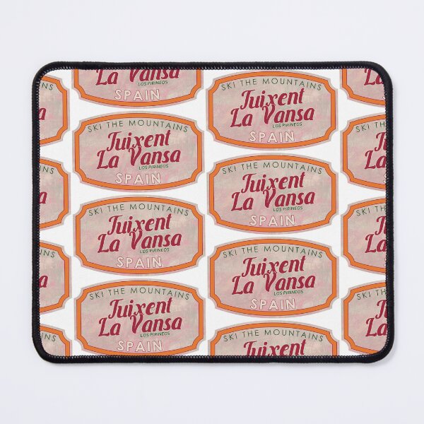 Item preview, Tuixent - La Vansa, Spain, Los Pirineos, Ski, textured skiing badge designed and sold by Wanderful-roads.