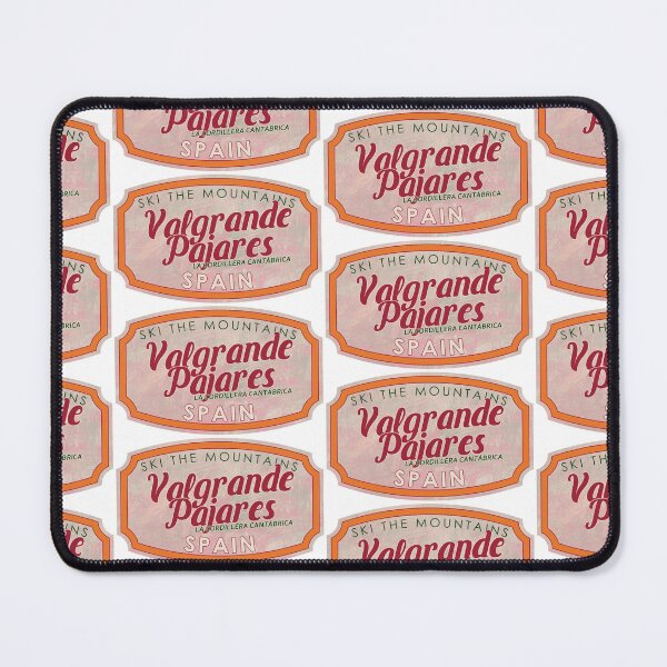 Item preview, Valgrande-Pajares, Spain, La Cordillera Cantábrica, Ski, textured skiing badge designed and sold by Wanderful-roads.