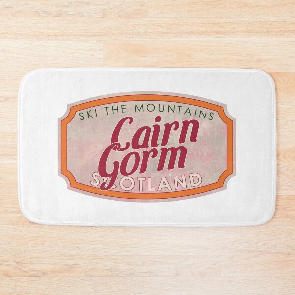 Item preview, Cairn Gorm, United Kingdom, Highland, Ski, textured skiing badge designed and sold by Wanderful-roads.