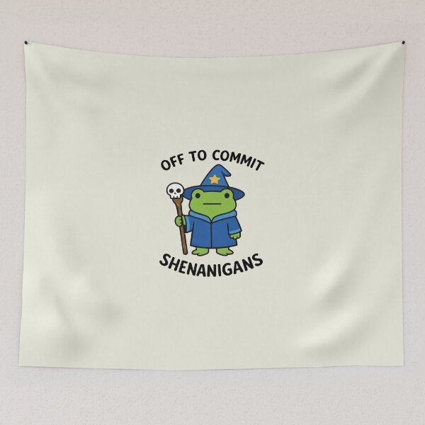 Item preview, Off to Commit Shenanigans Wizard Frog designed and sold by Vonravenn.