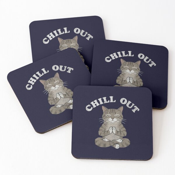 Item preview, Chill Out Cat Meditation Yoga Lover designed and sold by Covent Vaughn.