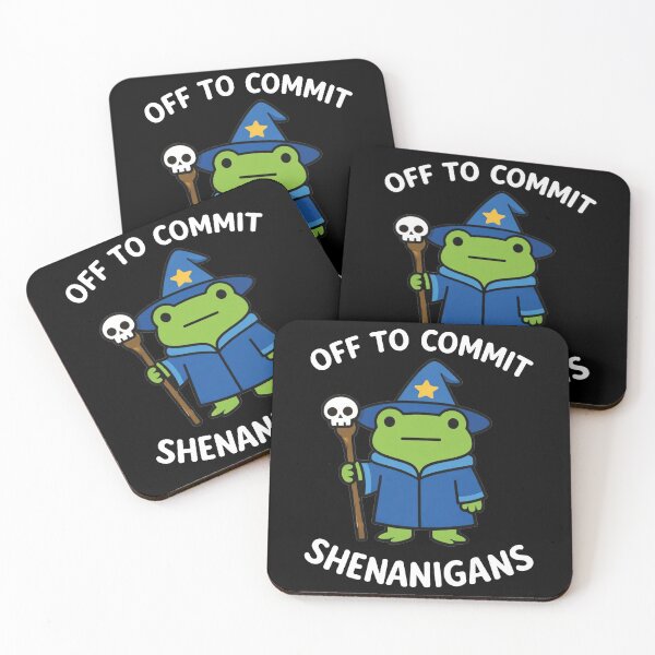 Item preview, Off to Commit Shenanigans Wizard Frog 2 designed and sold by Vonravenn.