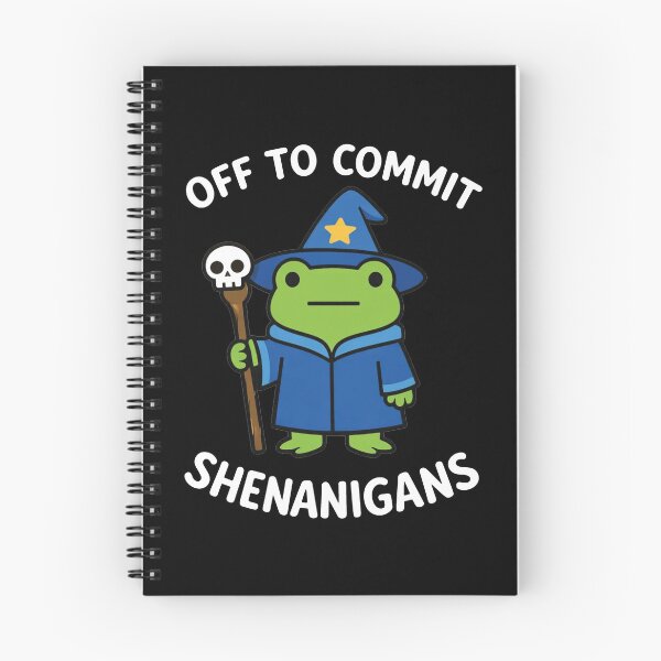Item preview, Off to Commit Shenanigans Wizard Frog 2 designed and sold by Vonravenn.