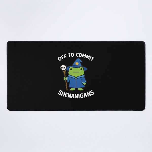 Item preview, Off to Commit Shenanigans Wizard Frog 2 designed and sold by Vonravenn.