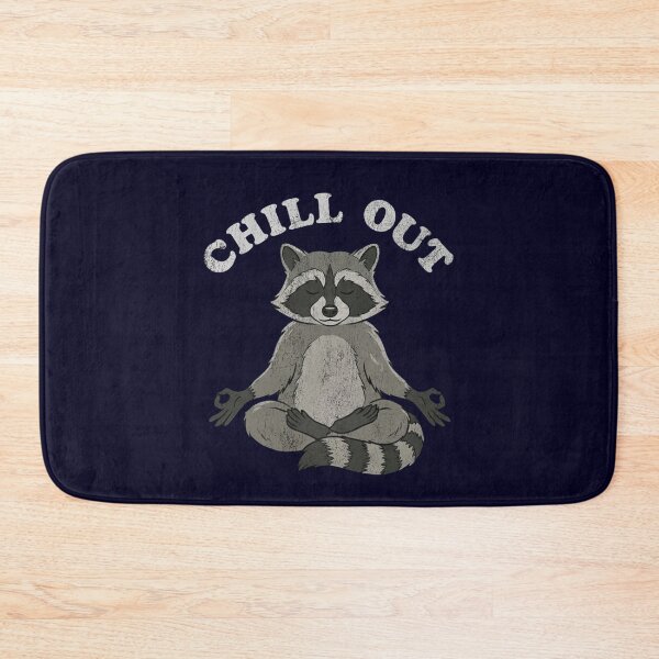 Item preview, Chill Out Raccoon Meditation Mindfulness Yoga designed and sold by Covent Vaughn.