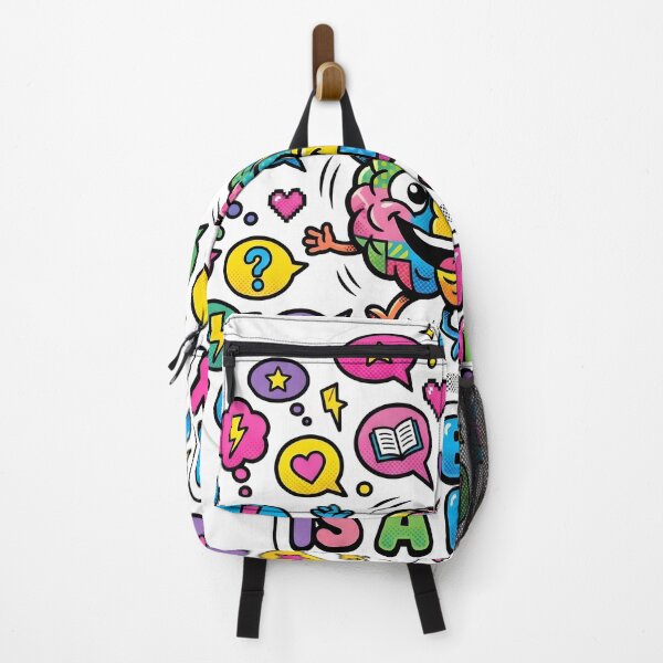 Item preview, ADHD Brain Pop Art Colorful Neurodivergent Sticker designed and sold by Poppy Volt.