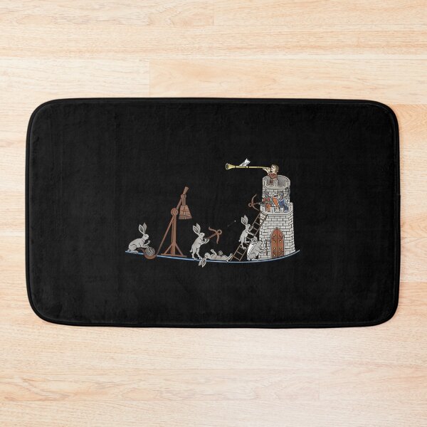 Item preview, Bizarre Medieval Marginalia Rabbit Siege designed and sold by nctdhlkseos50.