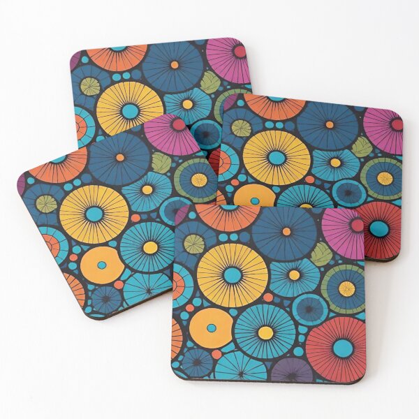 Item preview, Vibrant Geometric Mosaic Circle Pattern Art designed and sold by AlxVel.