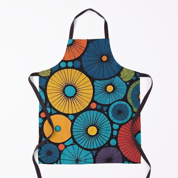 Item preview, Vibrant Geometric Mosaic Circle Pattern Art designed and sold by AlxVel.