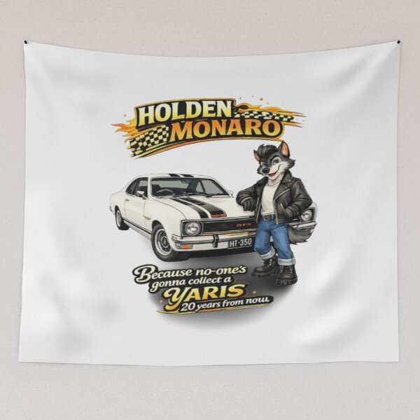 Item preview,  Funny Aussie Muscle Car No One Collects a Yaris Car Lover Gift Australian Classic Car designed and sold by Lone Wolf Designs .