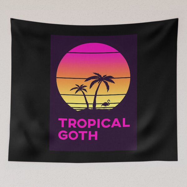 Item preview, Tropical Goth Sunset Palm Tree Graphic designed and sold by nctdhlkseos50.