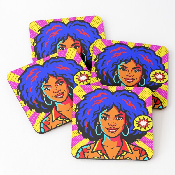 Item preview, Bold Woman Pop Art Feminist Colorful Girl Power designed and sold by Poppy Volt.