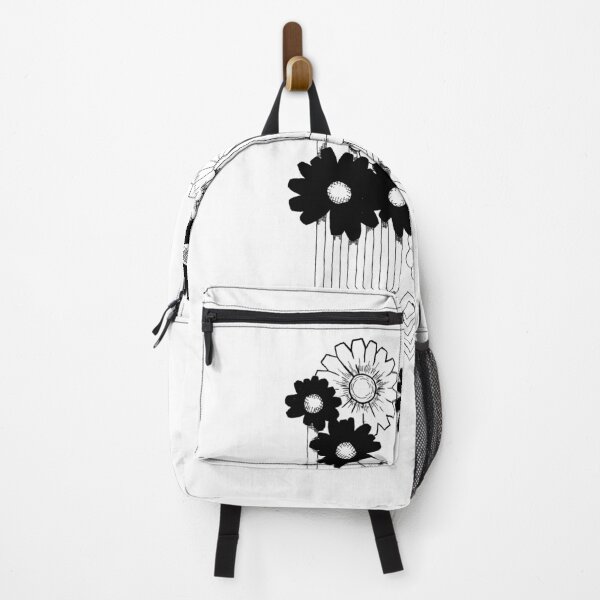 Item preview, Floral black and white pattern designed and sold by artisterik.