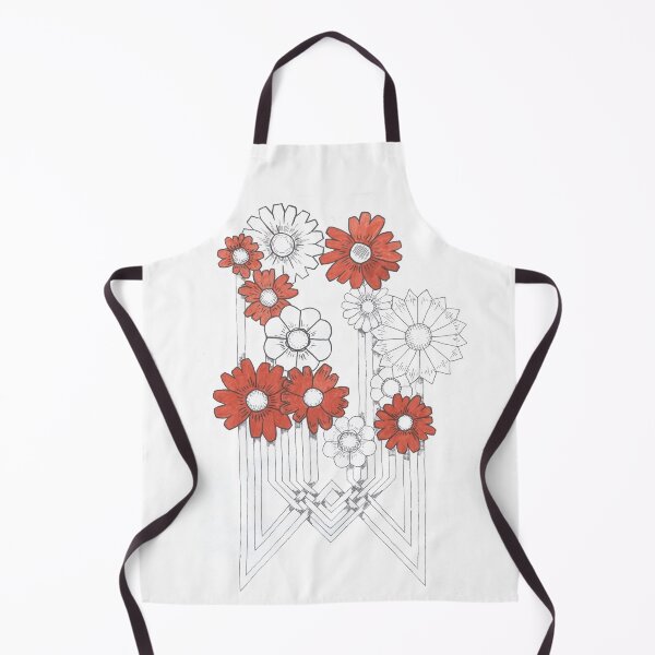 Item preview, An ornament of red flowers designed and sold by artisterik.